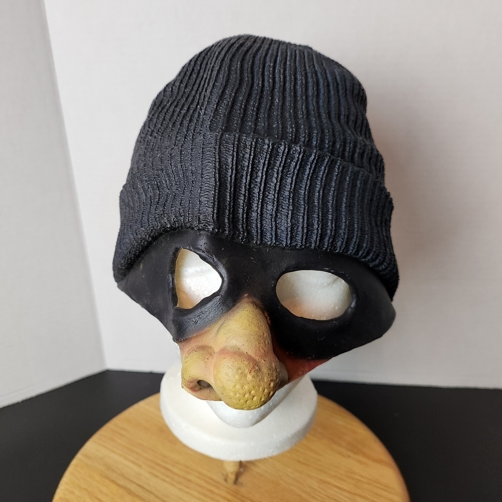 Vintage Burglar Halloween Mask, Robber Face Mask, Paper Magic Group 2002